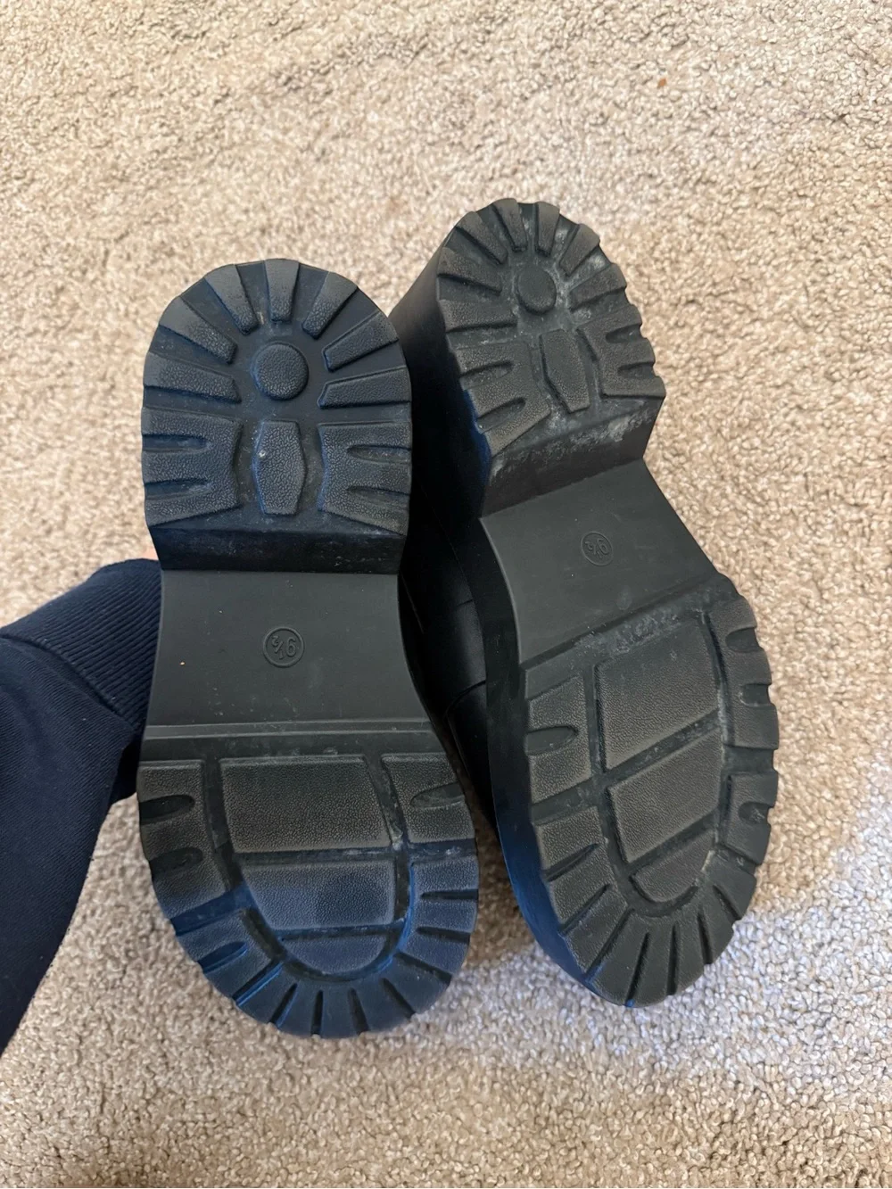 wild fable Black Chunky Platform Loafers